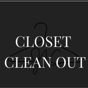 Closet Clean Out Sign